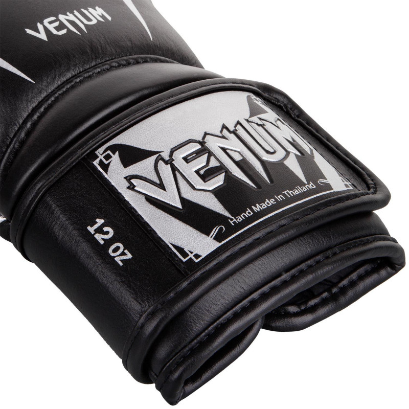 Перчатки Venum Giant 3.0 Boxing Gloves Nappa B/Silver (01712) фото 4