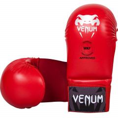 Рукавиці Venum Karate Mitts Red WKF
