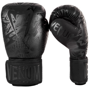 Рукавиці Venum Dragons Flight Boxing Gloves Black/Black