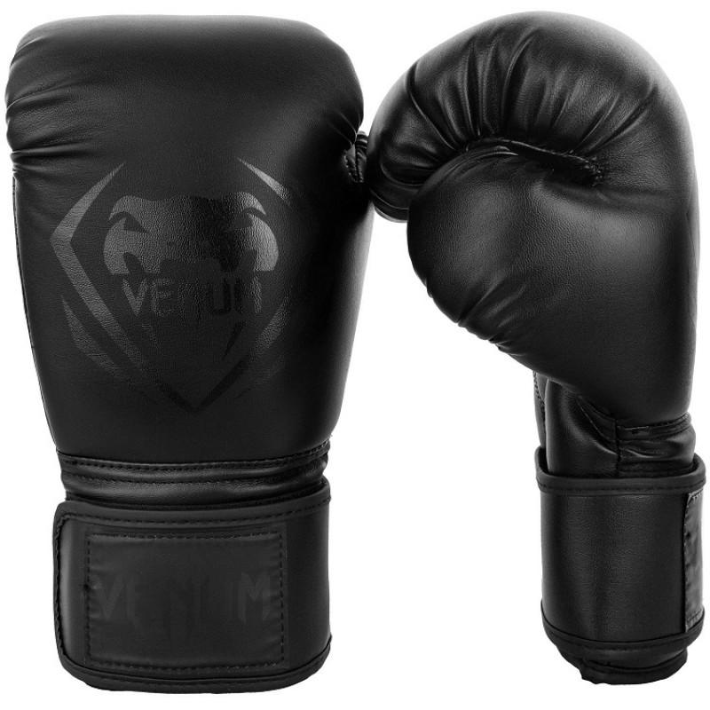 Перчатки Venum Contender Boxing Black/Black (01356) фото 1