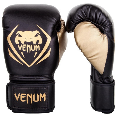 Перчатки Venum Contender Boxing Black/Gold (01357) фото 1