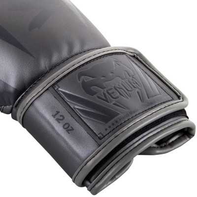 Боксерские перчатки Venum Elite Boxing Gloves Grey (01176) фото 4