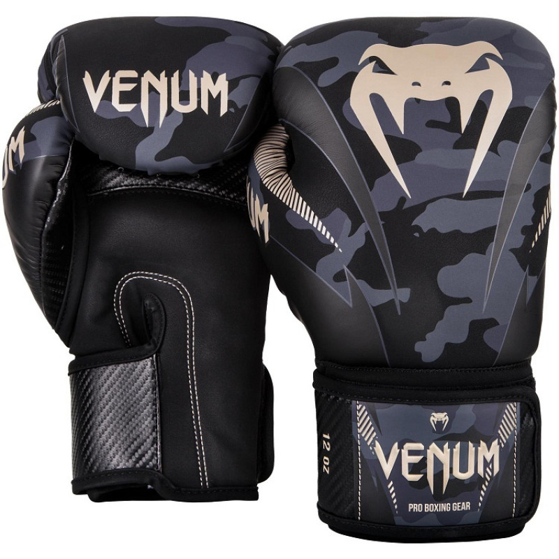 Перчатки Venum Impact Boxing Dark Camo/Sand (01358) фото 2