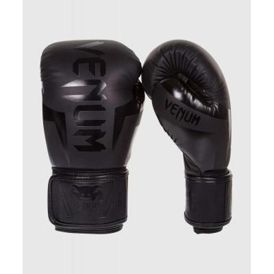 Боксёрские перчатки Venum Elite Boxing Glove Black (02184) фото 1