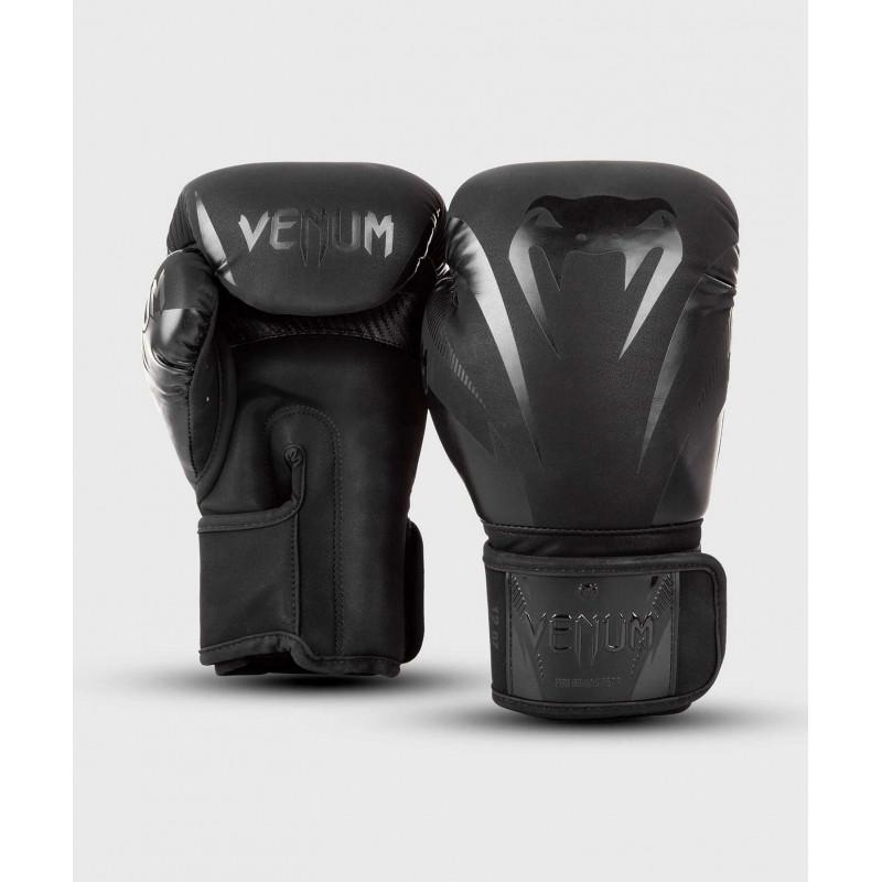 Боксёрские перчатки Venum Impact Boxing Gloves B/B (02027) фото 2