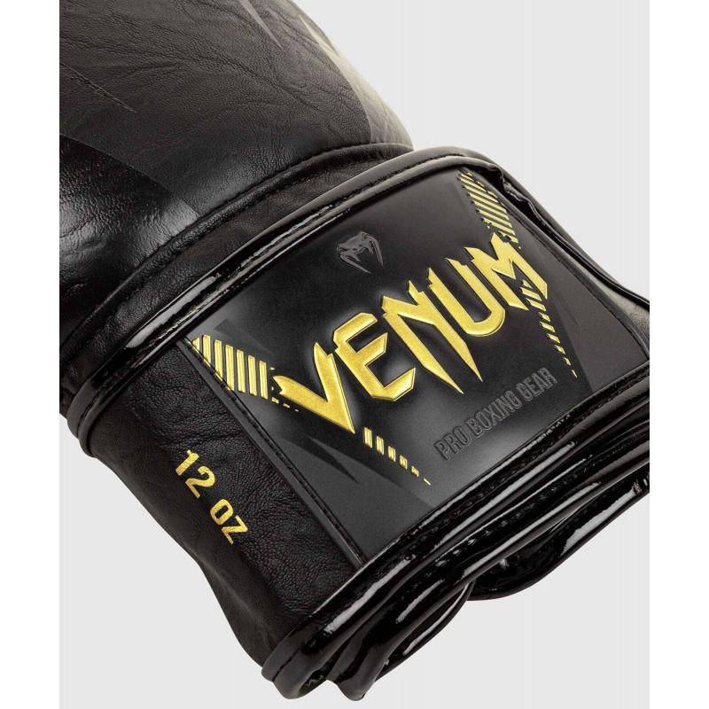 Перчатки Venum Impact Boxing Gloves Gold/Black (02060) фото 3