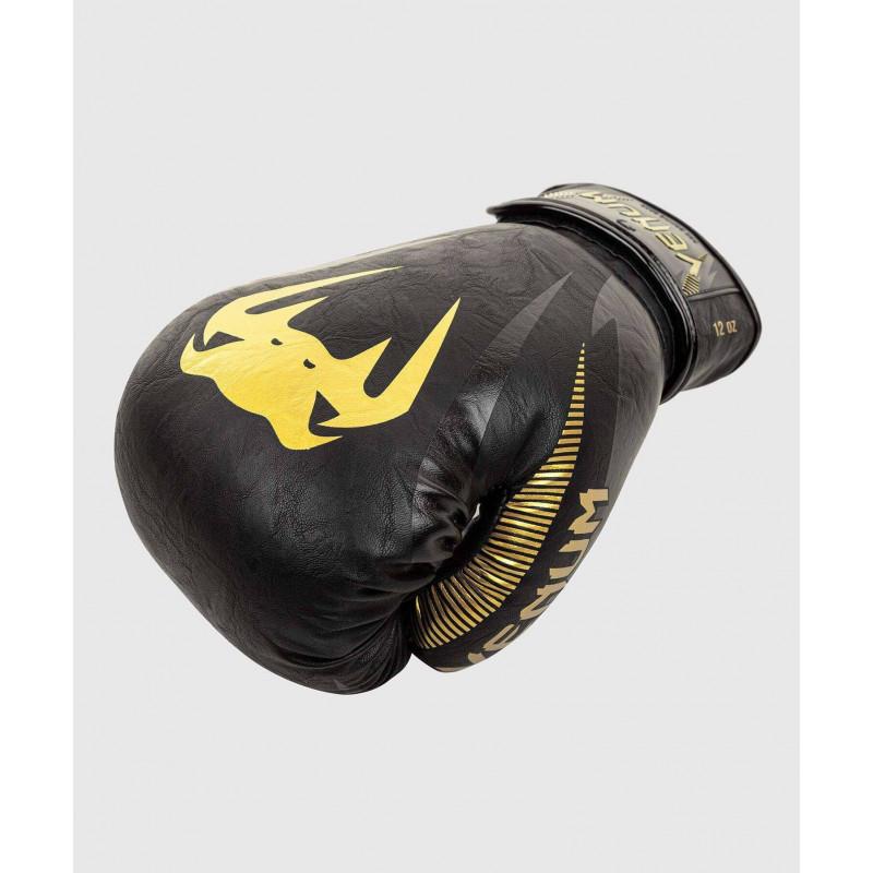 Перчатки Venum Impact Boxing Gloves Gold/Black (02060) фото 6