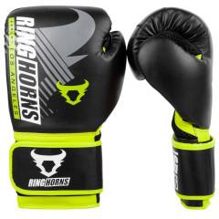 Рукавиці Ringhorns Charger MX Boxing Black/Neo Yellow