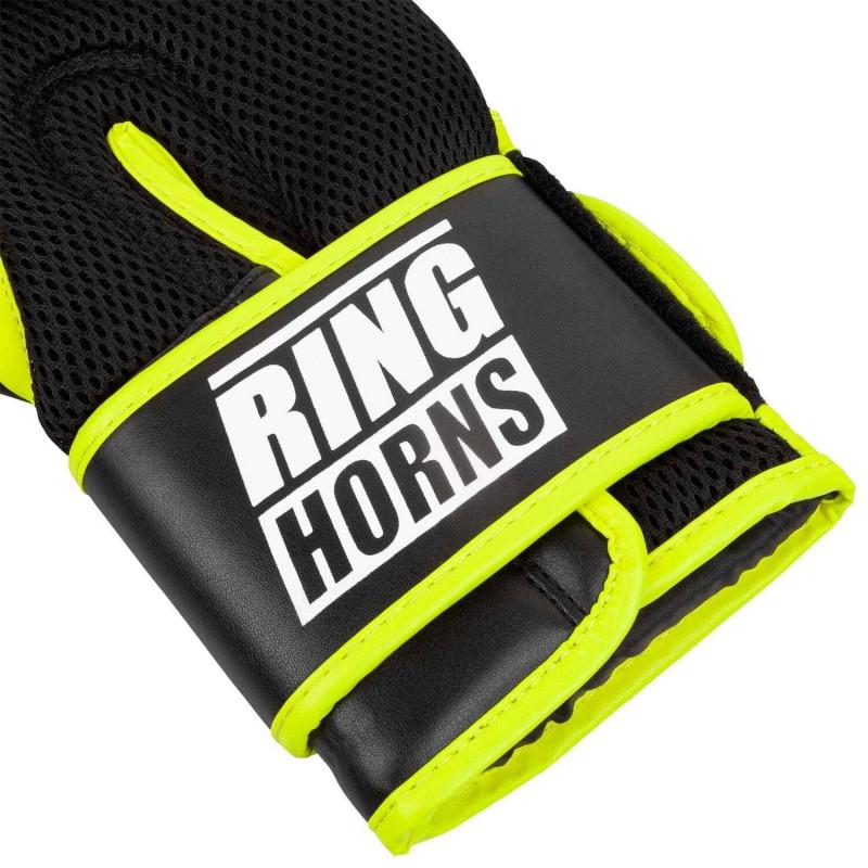 Перчатки Ringhorns Charger MX Boxing Black/Neo Yellow (02169) фото 4