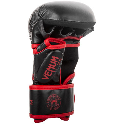 Перчатки Venum Challenger 3.0 Sparring Gloves Black/Red (01576) фото 2