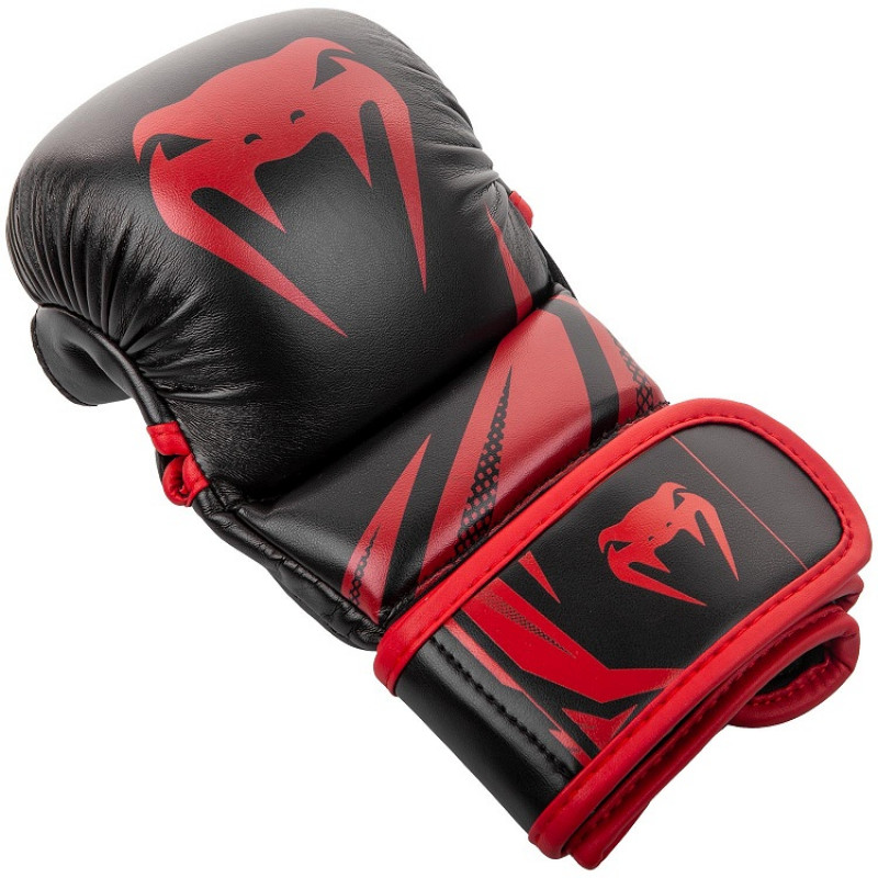 Перчатки Venum Challenger 3.0 Sparring Gloves Black/Red (01576) фото 4