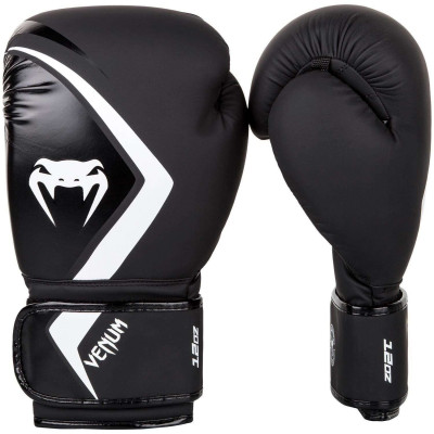Боксерские перчатки Venum Contender 2.0 Чёрные/Серый (01558) фото 1