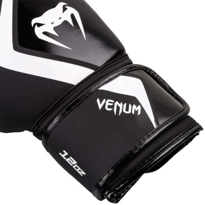 Боксерские перчатки Venum Contender 2.0 Чёрные/Серый (01558) фото 3