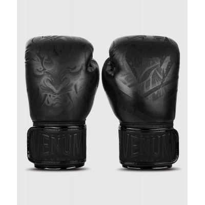 Перчатки Venum Devil Boxing Gloves Black/Black (01992) фото 3
