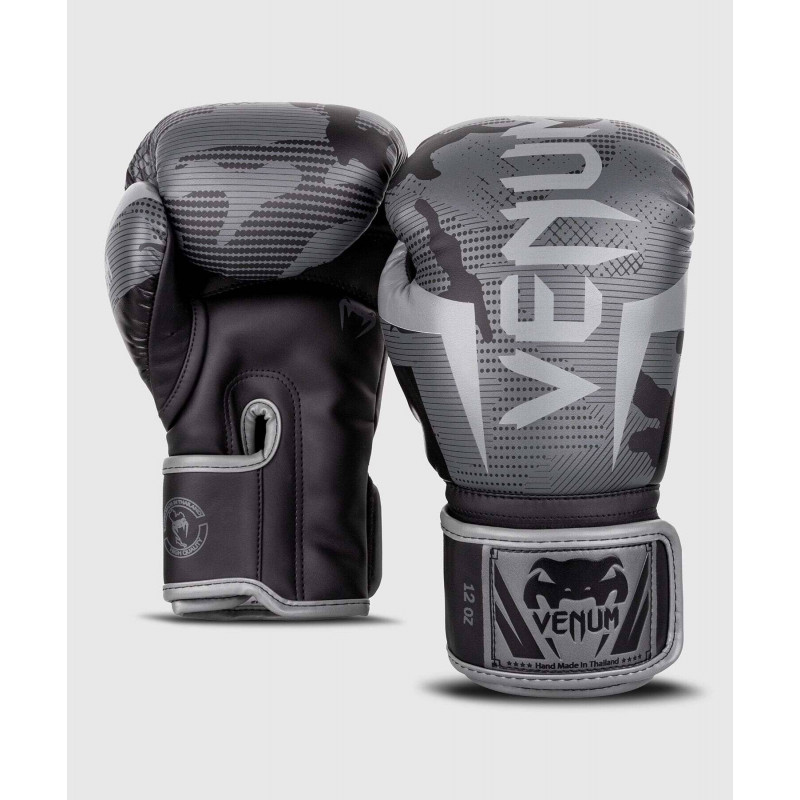 Перчатки Venum Elite Boxing Gloves Black/Dark camo (01999) фото 2
