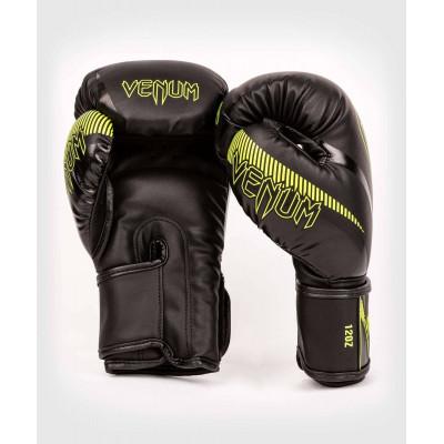 Перчатки Venum Impact Boxing Gloves Black/Neo (02067) фото 2