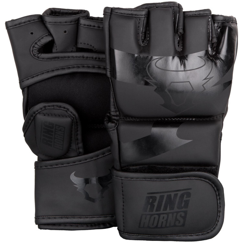 Перчатки Ringhorns Charger MMA Gloves Black/Black (01681) фото 1