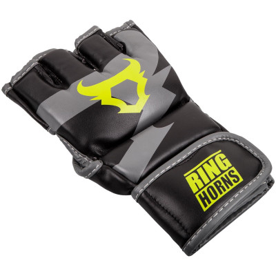 Рукавиці Ringhorns Charger MMA Gloves BlackNeoYelow (01682) фото 3