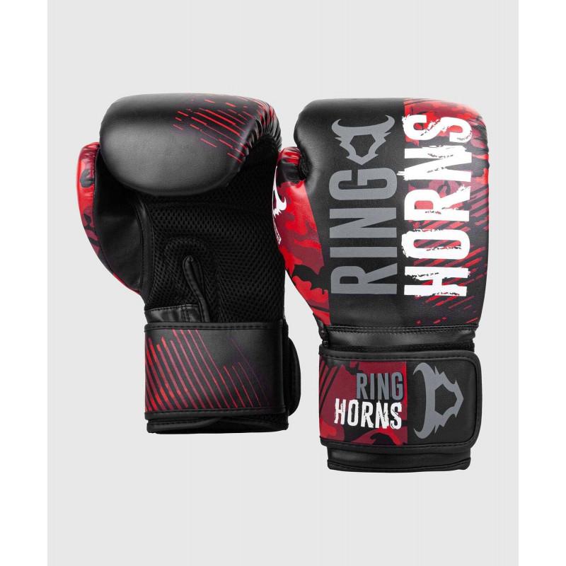Перчатки Ringhorns Charger Camo Boxing Gloves Black/Red (02136) фото 2