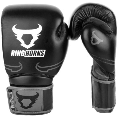 Перчатки Ringhorns Destroyer Boxing Gloves B/Grey (02020) фото 1