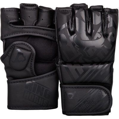 Перчатки Ringhorns Nitro MMA Gloves Black/Black (01693) фото 1