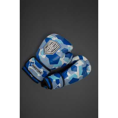 Боксёрские перчатки SVA STONE ІДУ на ВИ BLUE (01629) фото 2
