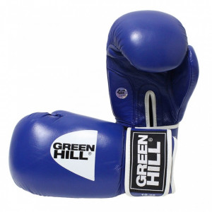 Боксерські рукавиці Green Hill TIGER AIBA Blue