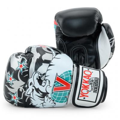 Перчатки боксёрские YOKKAO 90s Gloves Black (02210) фото 1