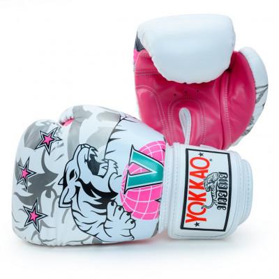 Перчатки боксёрские YOKKAO 90s Gloves White (02211) фото 1