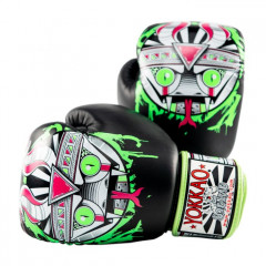 Боксерські рукавиці YOKKAO Apex Snake Muay Thai black