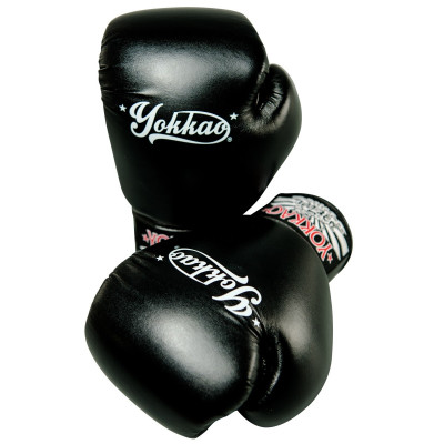 Боксёрские перчатки YOKKAO Vertigo Black Gloves (01462) фото 3