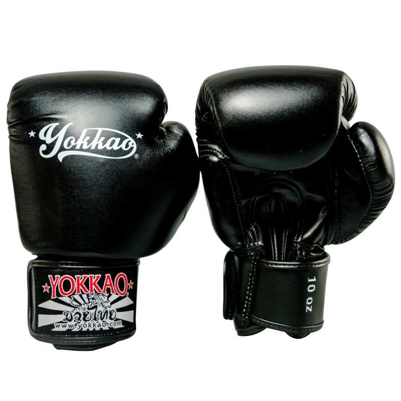 Боксёрские перчатки YOKKAO Vertigo Black Gloves (01462) фото 2