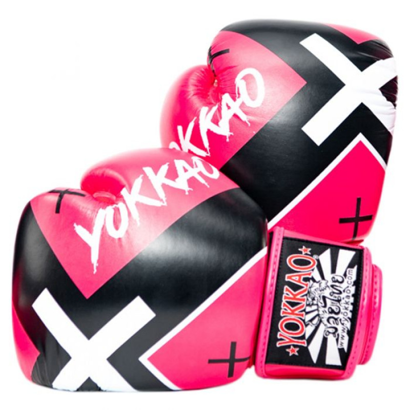 Боксёрские перчатки YOKKAO Vertigo X Muay Thai  pink (01649) фото 1