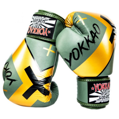 Боксерські рукавиці YOKKAO Vertigo X Muay Thai green (01650) фото 2