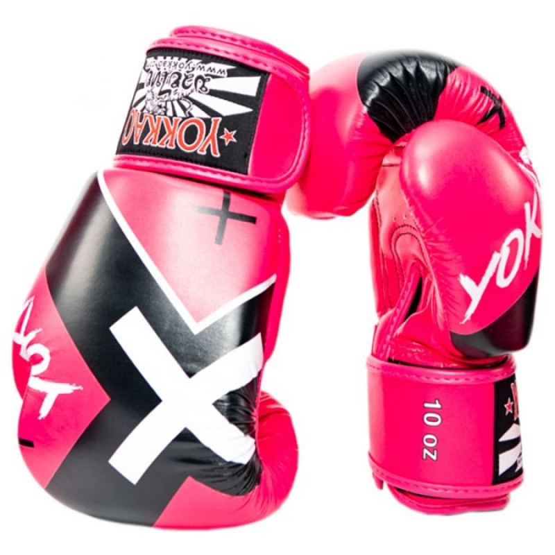 Боксёрские перчатки YOKKAO Vertigo X Muay Thai  pink (01649) фото 2