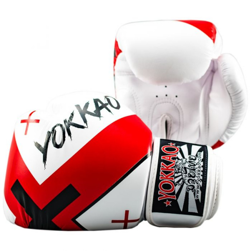 Боксёрские перчатки YOKKAO Vertigo X Muay Thai white (01648) фото 2