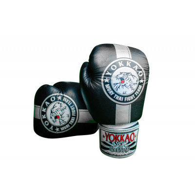 Перчатки YOKKAO FIGHT TEAM SILVER Boxing Gloves (01466) фото 2