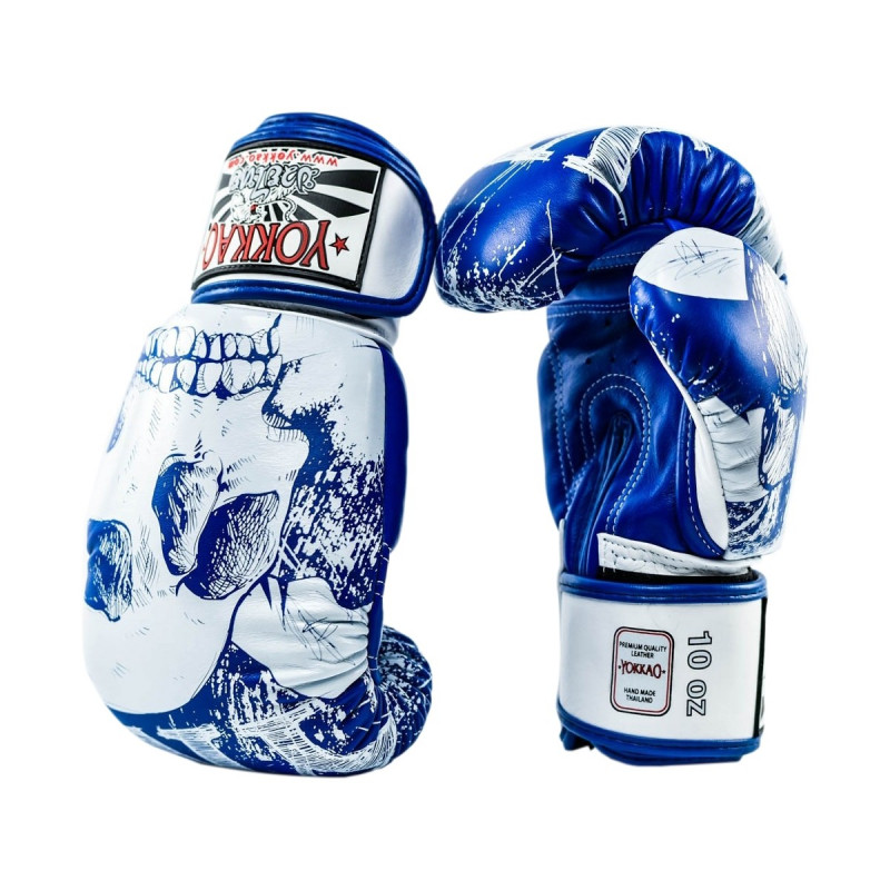Перчатки боксёрские YOKKAO Skullz Muay Thai Gloves (01521) фото 3