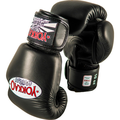 Перчатки YOKKAO Velcro Matrix Boxing Gloves Black (01194) фото 3