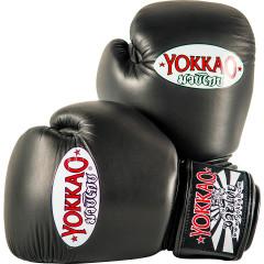 Перчатки YOKKAO Velcro Matrix Boxing Gloves Black