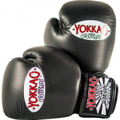 Перчатки YOKKAO Velcro Matrix Boxing Gloves Black (01194) фото 1