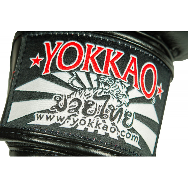 Перчатки YOKKAO Velcro Matrix Boxing Gloves Black (01194) фото 5