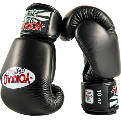 Перчатки YOKKAO Velcro Matrix Boxing Gloves Black (01194) фото 4
