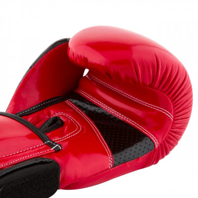 Боксёрсские перчатки PowerPlay Red 3017 красные (01796) фото 2