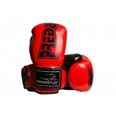 Боксёрсские перчатки PowerPlay Red 3017 красные (01796) фото 3