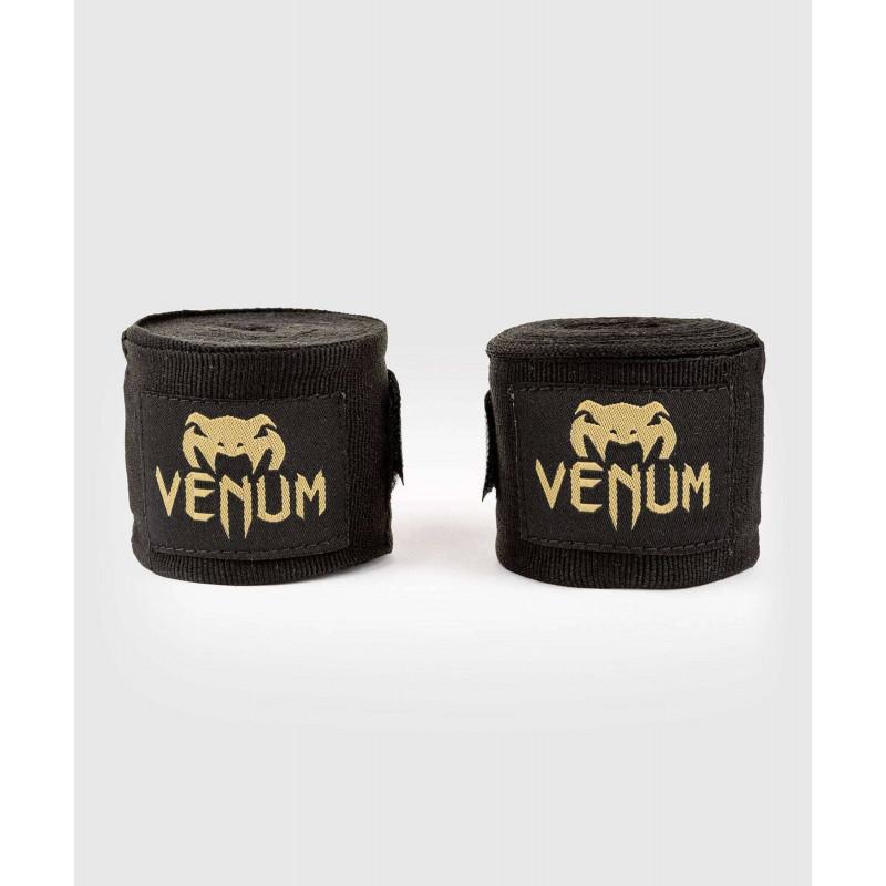 Бинти Venum Kontact Boxing Handwraps Black/Gold (02083) фото 1