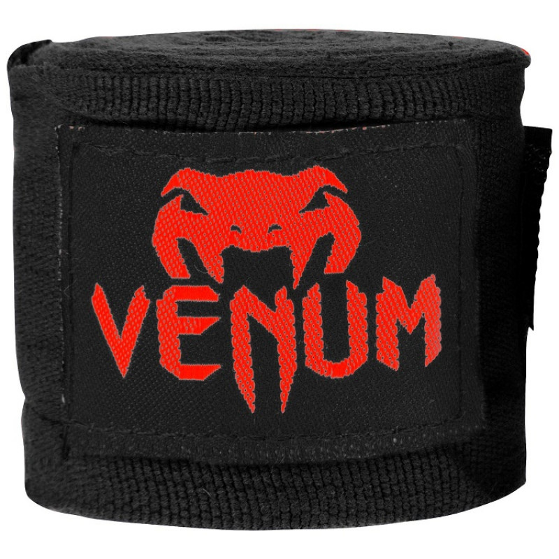 Бинты Venum Kontact Boxing Handwraps Black/Red (01509) фото 2