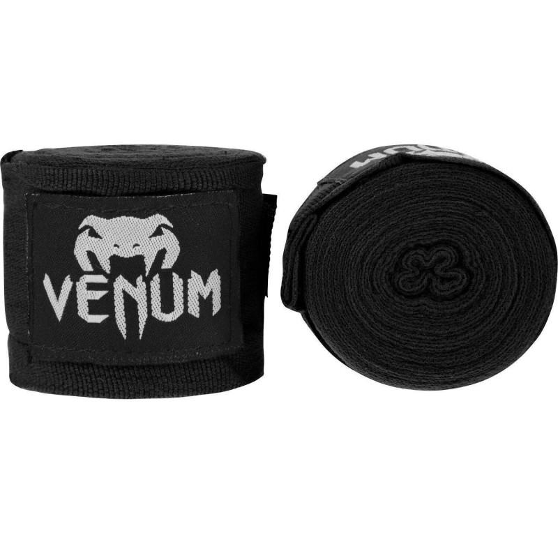 Бинты Venum Kontact Boxing Handwraps Black (02096) фото 1