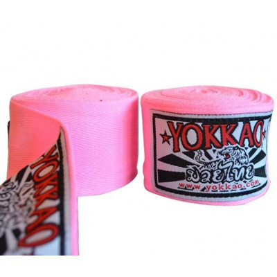 Бинти боксерські YOKKAO Handwraps Pink (01453) фото 1