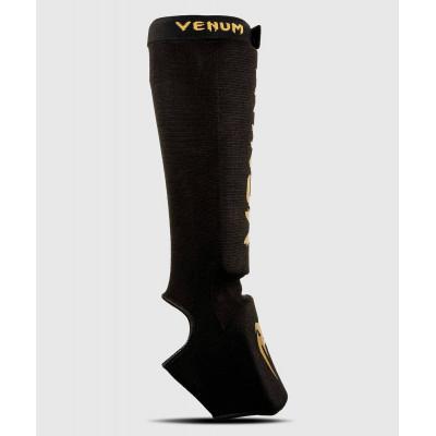 Защита ног Venum Kontact Shin Guards Black/Gold (02074) фото 2